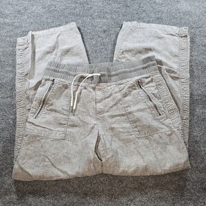 Athleta Cabo Gray Joggers with Zip Pockets Sz 10